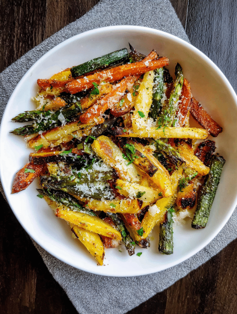 Parmesan Garlic Veggie Fries