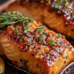 Salmon with Brown Sugar Garlic Glaze Best Easy Recipe