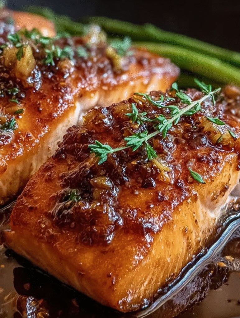 Salmon with Brown Sugar Garlic Glaze Best Easy Recipe