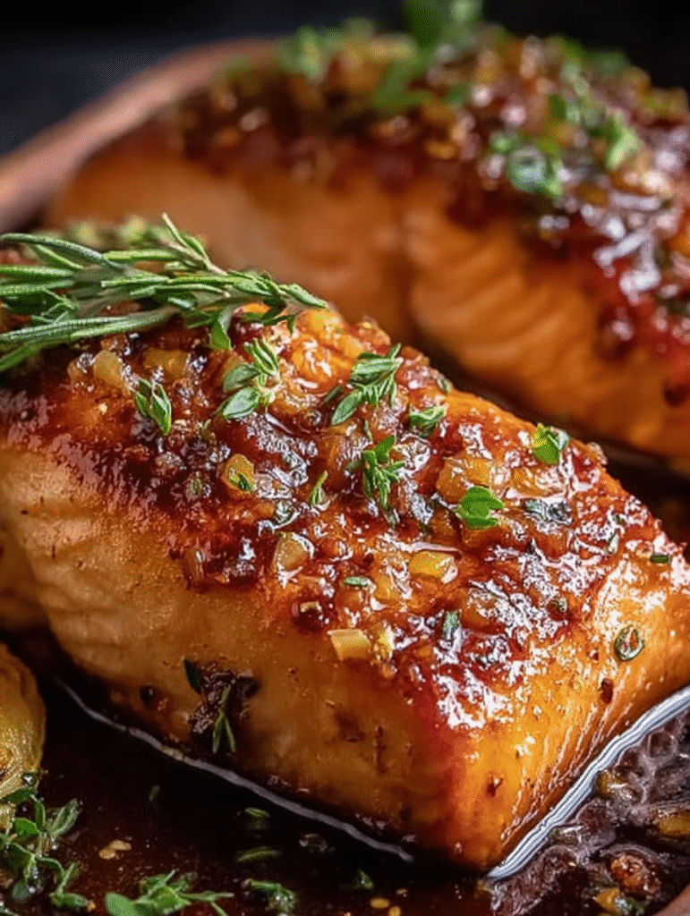 Salmon with Brown Sugar Garlic Glaze Best Easy Recipe