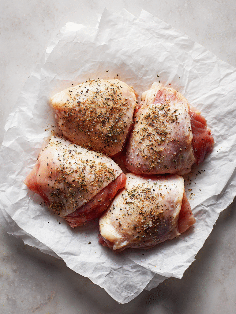// Fill form 

function fillRecipeForm() { 

 // Basic fields 

 document.querySelector('input[name="title"]').value = "Sticky Sweet Chili Chicken Thighs"; 

 document.querySelector('input[name="author_name"]').value = "Navy Sinclair"; 

 

 // Rich text editors 

 const editorContent = { 

   description: "Juicy chicken thighs coated in a glossy sticky sweet chili glaze that balances honey, vinegar, and chili heat for a restaurant-quality dish made easily at home.", 

   ingredients: "<ul><li>8 bone-in, skin-on chicken thighs (about 3 lbs)</li><li>2 tablespoons olive oil</li><li>1 teaspoon salt</li><li>1/2 teaspoon black pepper</li><li>1 teaspoon garlic powder</li><li>1/3 cup honey (or maple syrup)</li><li>1/4 cup low-sodium soy sauce</li><li>3 tablespoons rice vinegar (or apple cider vinegar)</li><li>2 tablespoons sweet chili sauce</li><li>1 tablespoon sriracha (adjust to taste)</li><li>3 cloves garlic, minced</li><li>1 tablespoon fresh ginger, grated</li><li>1 tablespoon cornstarch</li><li>2 tablespoons water</li><li>2 green onions, sliced (for garnish)</li><li>1 tablespoon sesame seeds</li><li>Optional: tamari for gluten-free version</li><li>Optional: boneless thighs (reduce cooking time by 10 minutes)</li></ul>", 

   instructions: "<ol><li>Pat chicken thighs dry with paper towels. Season with salt, pepper, and garlic powder.</li><li>Heat olive oil in an oven-safe skillet over medium-high heat. Place chicken skin-side down and sear 6-7 minutes until golden and crisp. Flip and cook another 3-4 minutes.</li><li>While chicken sears, whisk honey, soy sauce, vinegar, sweet chili sauce, sriracha, garlic, and ginger in a bowl. In a separate bowl, mix cornstarch with water for slurry.</li><li>Preheat oven to 400°F (200°C). Brush half the glaze over chicken, transfer skillet to oven, and bake 20-25 minutes until chicken reaches 165°F (74°C).</li><li>Remove skillet, brush chicken with remaining glaze mixed with cornstarch slurry, and return to oven 3-5 minutes until glossy and sticky. Garnish with green onions and sesame seeds before serving.</li></ol>", 

   notes: "For crispy skin, always dry the chicken thoroughly before searing. Use tamari for gluten-free and adjust sriracha to your heat preference. Leftovers taste great reheated in a skillet to revive the glaze." 

 }; 

 

 Object.entries(editorContent).forEach(([field, content]) => { 

   if (window.tinyMCE && window.tinyMCE.get(`tasty-recipes-recipe-${field}`)) { 

     window.tinyMCE.get(`tasty-recipes-recipe-${field}`).setContent(content); 

   } 

 }); 

 

 // Time and details 

 const details = { 

   'prep_time': '15 minutes', 

   'cook_time': '45 minutes', 

   'total_time': '60 minutes', 

   'yield': '4 servings', 

   'category': 'Main Course', 

   'method': 'Stovetop & Oven', 

   'cuisine': 'Asian-Inspired', 

   'keywords': 'chicken thighs, sticky glaze, sweet chili, Asian recipe, weeknight dinner' 

 }; 

 

 Object.entries(details).forEach(([field, value]) => { 

   document.querySelector(`input[name="${field}"]`).value = value; 



 }); 

 

 // Diet 
 // left blank as instructed
 

 

 // Equipment 

 const equipment = ['Large oven-safe skillet', 'Mixing bowls', 'Whisk', 'Basting brush']; 

 const equipmentSelect = document.querySelector('select[name="tasty-links-equipment"]'); 

 if (equipmentSelect) { 

   equipment.forEach(item => { 

     const option = Array.from(equipmentSelect.options).find(opt => opt.text === item); 

     if (option) option.selected = true; 

   }); 

   const event = new Event('change'); 

   equipmentSelect.dispatchEvent(event); 

 } 

 

 // Nutrition 

 const nutrition = { 

   'serving_size': '2 thighs', 

   'calories': '380', 

   'sugar': '15g', 

   'sodium': '680mg', 

   'fat': '22g', 

   'saturated_fat': '6g', 

   'unsaturated_fat': '', 

   'trans_fat': '0g', 

   'carbohydrates': '18g', 

   'fiber': '0g', 

   'protein': '28g', 

   'cholesterol': '', 

 }; 

 

 Object.entries(nutrition).forEach(([field, value]) => { 

   const input = document.querySelector(`input[name="${field}"]`); 

   if (input) input.value = value; 

 }); 

} 

 

// Execute 

fillRecipeForm(); 
