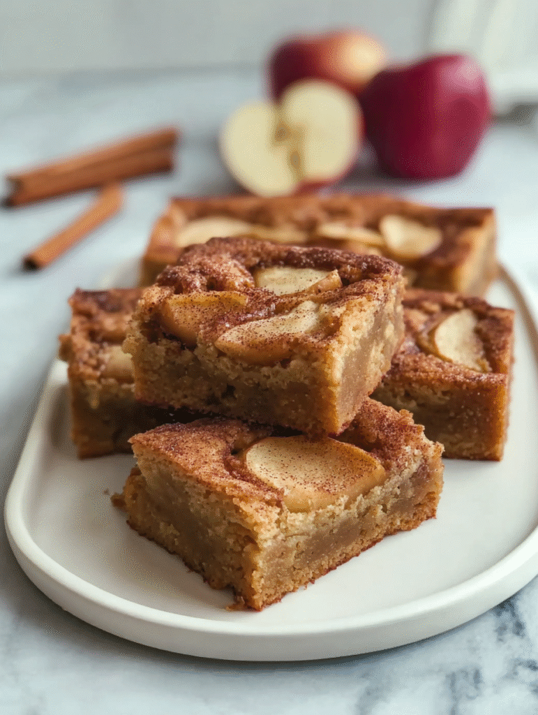 Apple Cinnamon Blondies