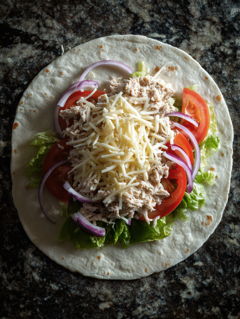 Tuna Melt Wrap