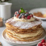 Vanilla & Speculoos Crêpe Cake