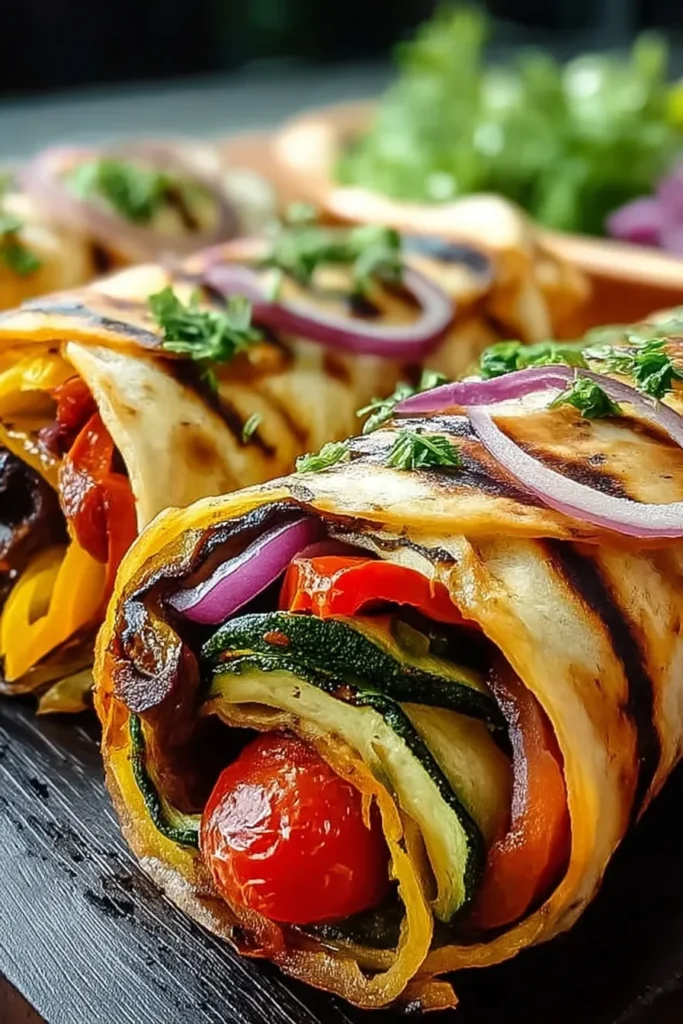 Grilled Vegetable Wrap - Fresh and Healthy Lunch Option
