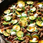 Zucchini and Ground Beef Skillet: A Flavorful One-Pan Dinner