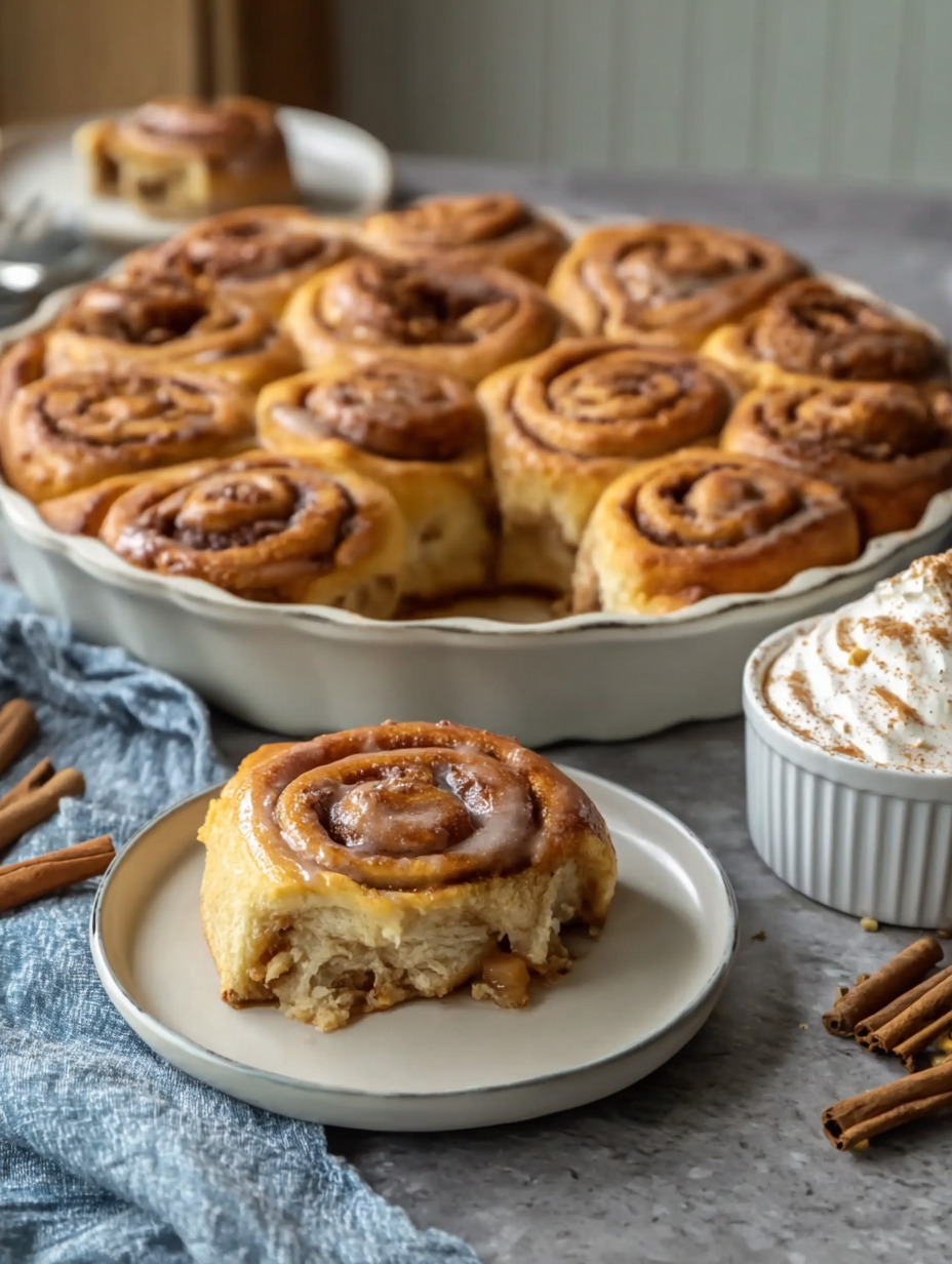 Apple pie cinnamon rolls