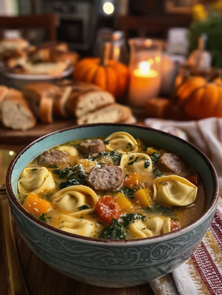 The Ultimate Autumn Tortellini Soup with Sausage: A Cozy Fall Comfort Bowl