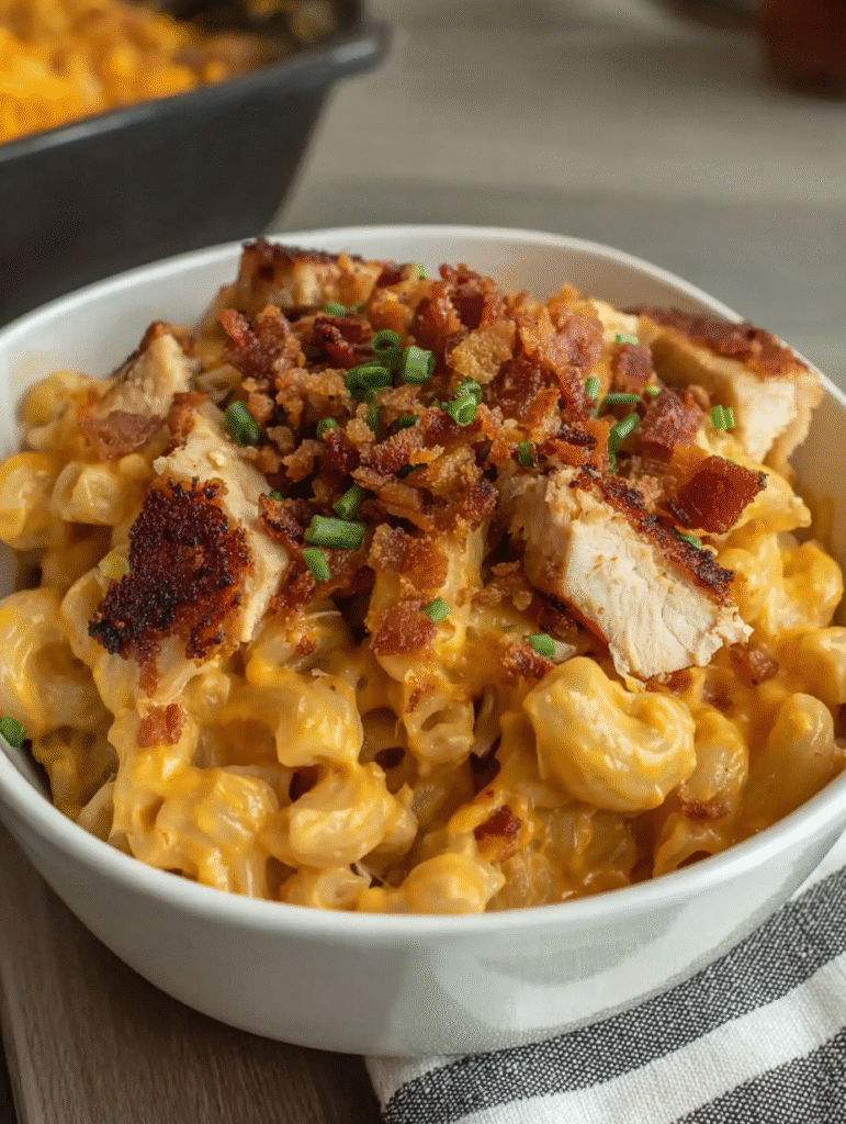 BBQ Chicken Mac and Cheese