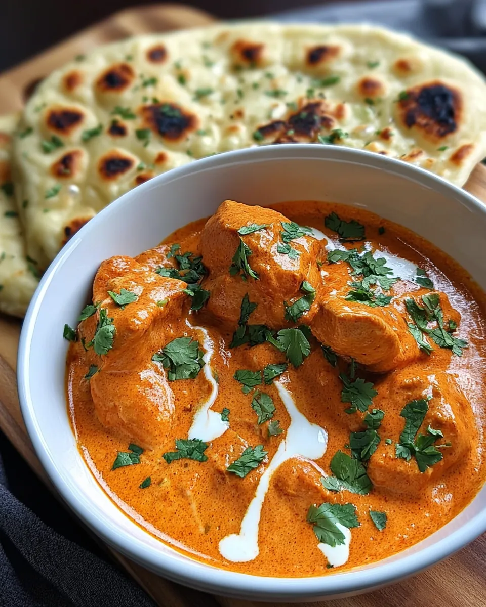 Butter Chicken with Naan
