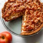 Caramel Apple Cheesecake Pie