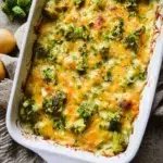 Cheesy Mashed Potato Broccoli Casserole
