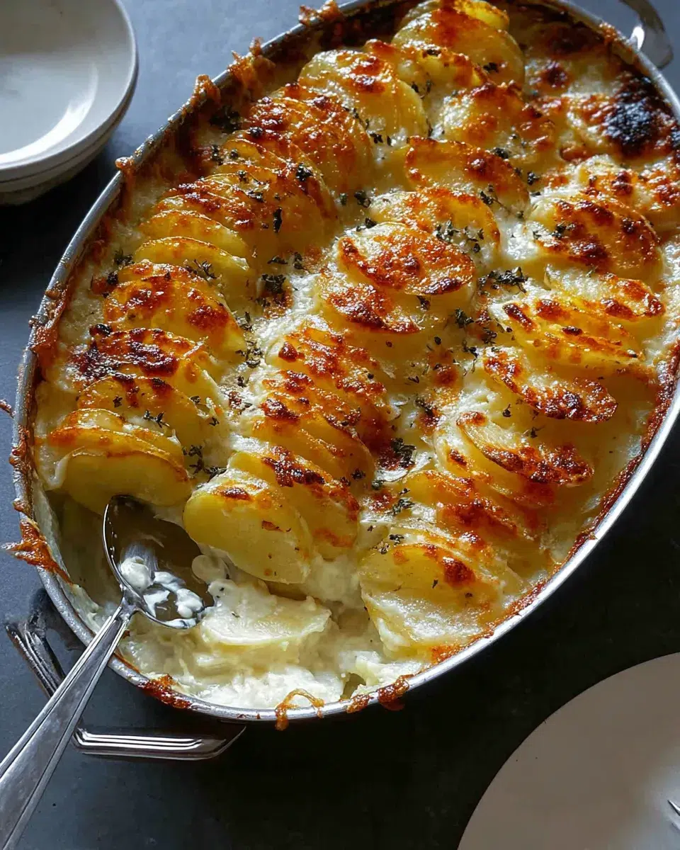 Cheesy Potato Gratin Casserole