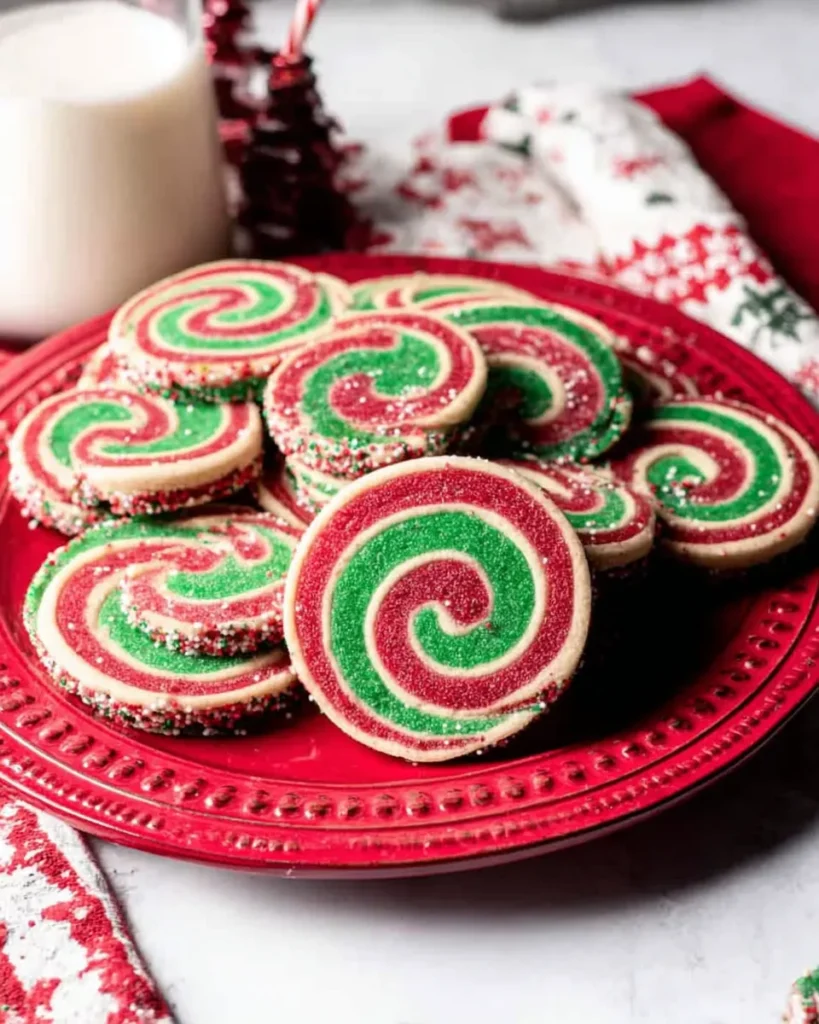 Christmas Pinwheel Cookies