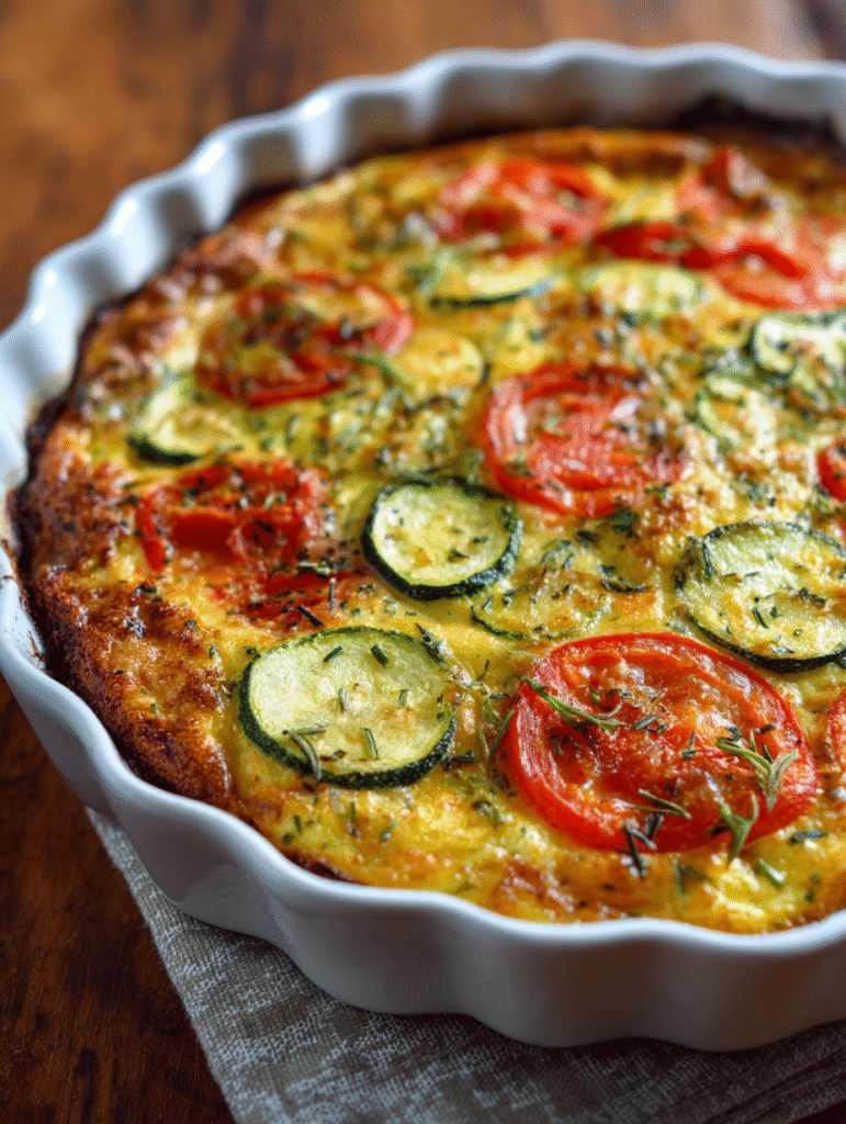 The Perfect Healthy Breakfast: Why This Crustless Zucchini Tomato Quiche Will Transform Your Morning Routine