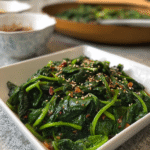 Korean Spinach Side Dish