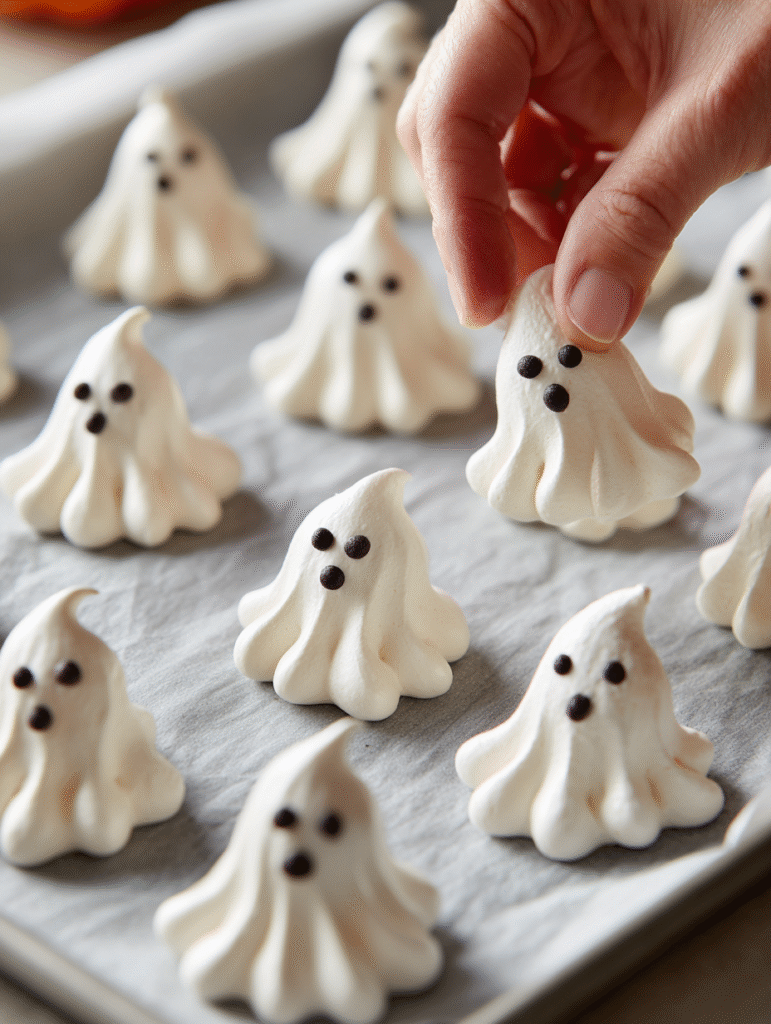 How to Make Spooky Meringue Ghost Cookies That Will Haunt Your Taste Buds