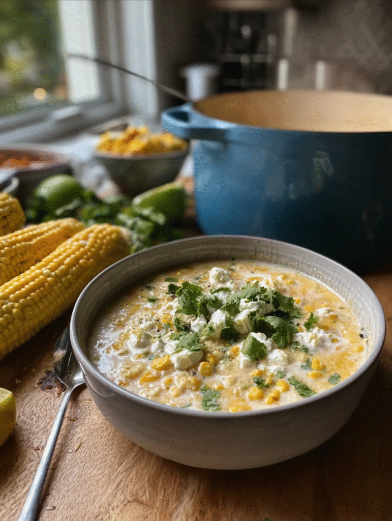Mexican Street Corn Soup