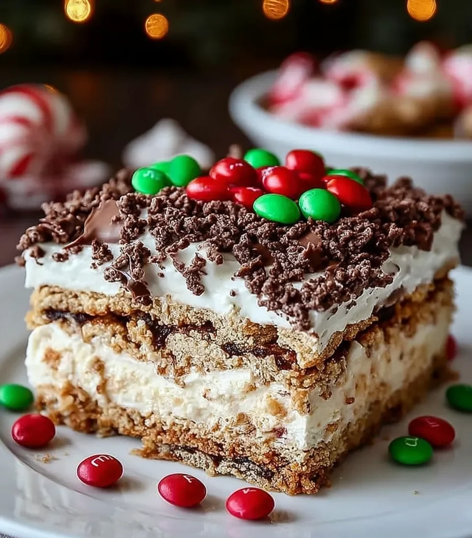No-Bake Cookie Lasagna
