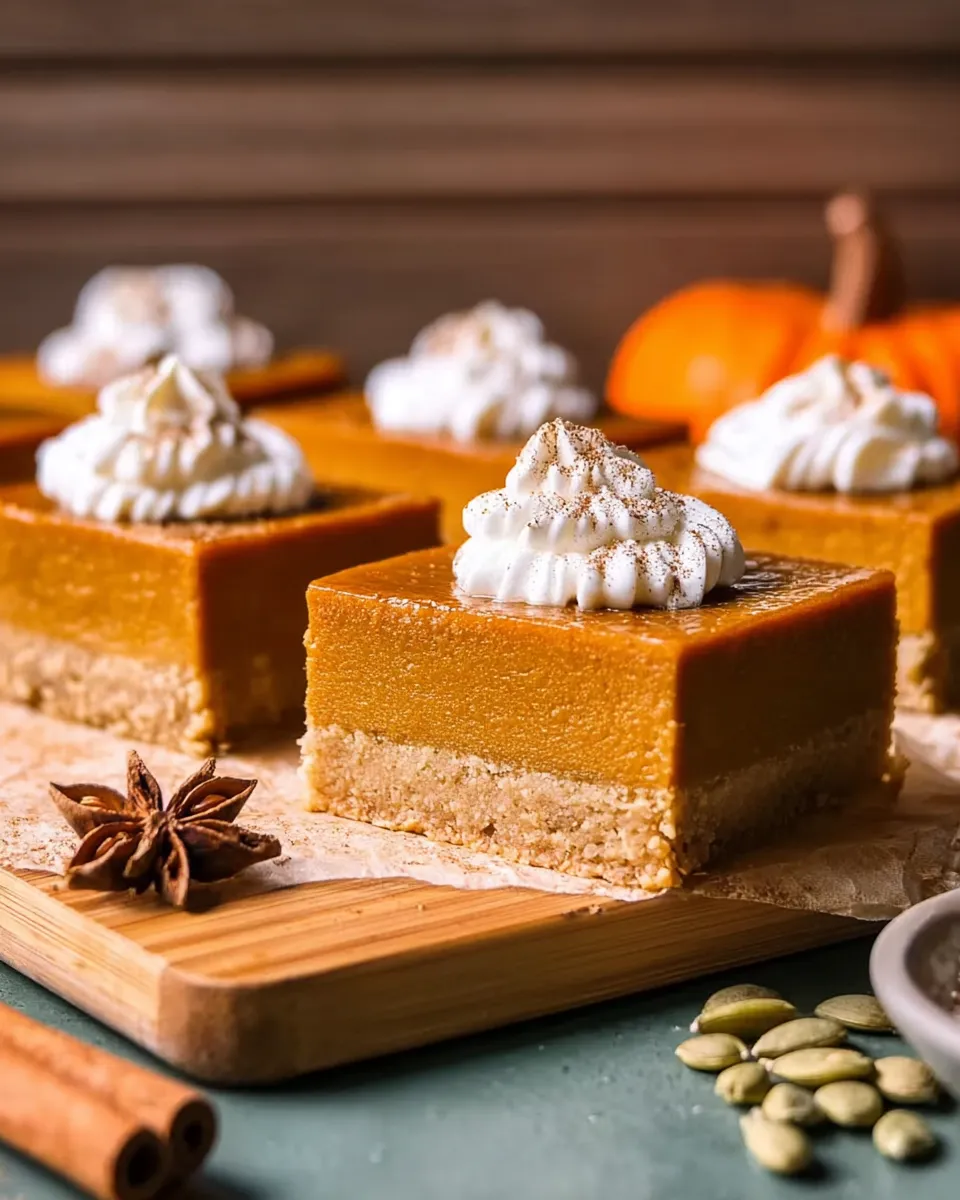 Pumpkin Chai Latte Bars