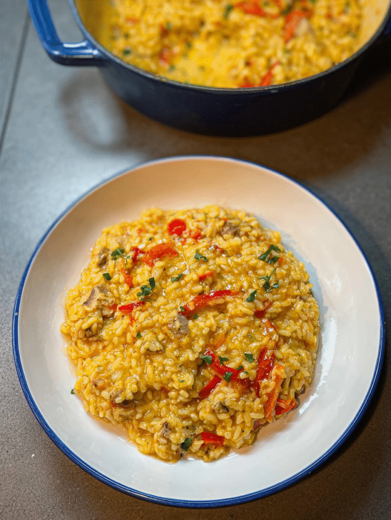 Red Pepper Risotto