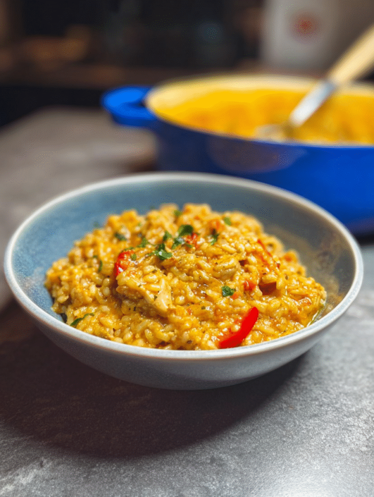 Red Pepper Risotto