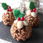 Rice Krispie Christmas Puddings