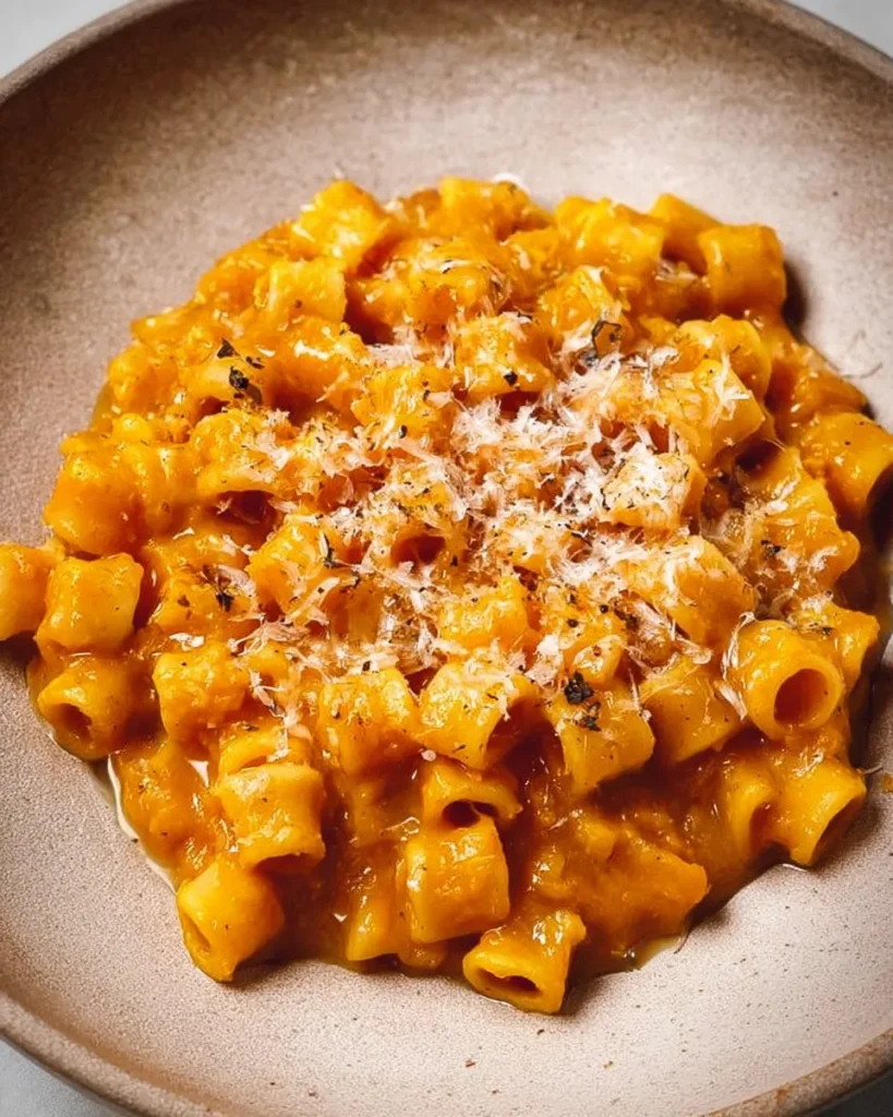 Roasted Pumpkin and Garlic Pasta