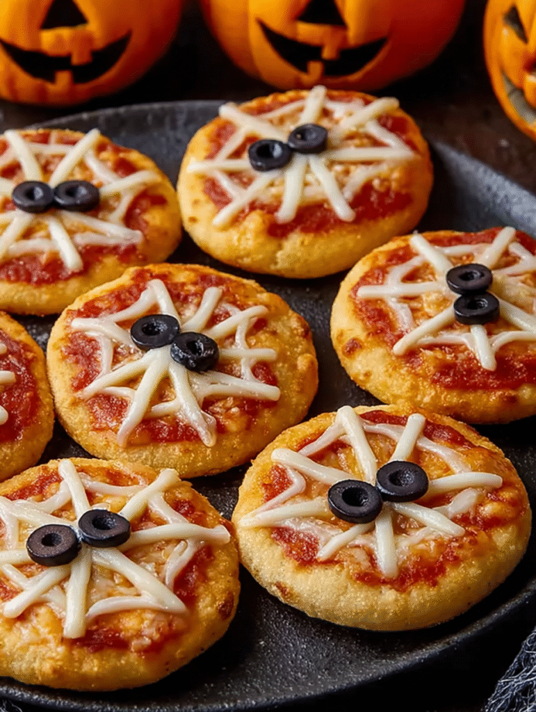 Spiderweb Pizza Bites: The Perfect Halloween Appetizer That Will Creep Everyone Out (In the Best Way!)