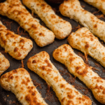 Spooky Cheesy Halloween Breadstick Bones