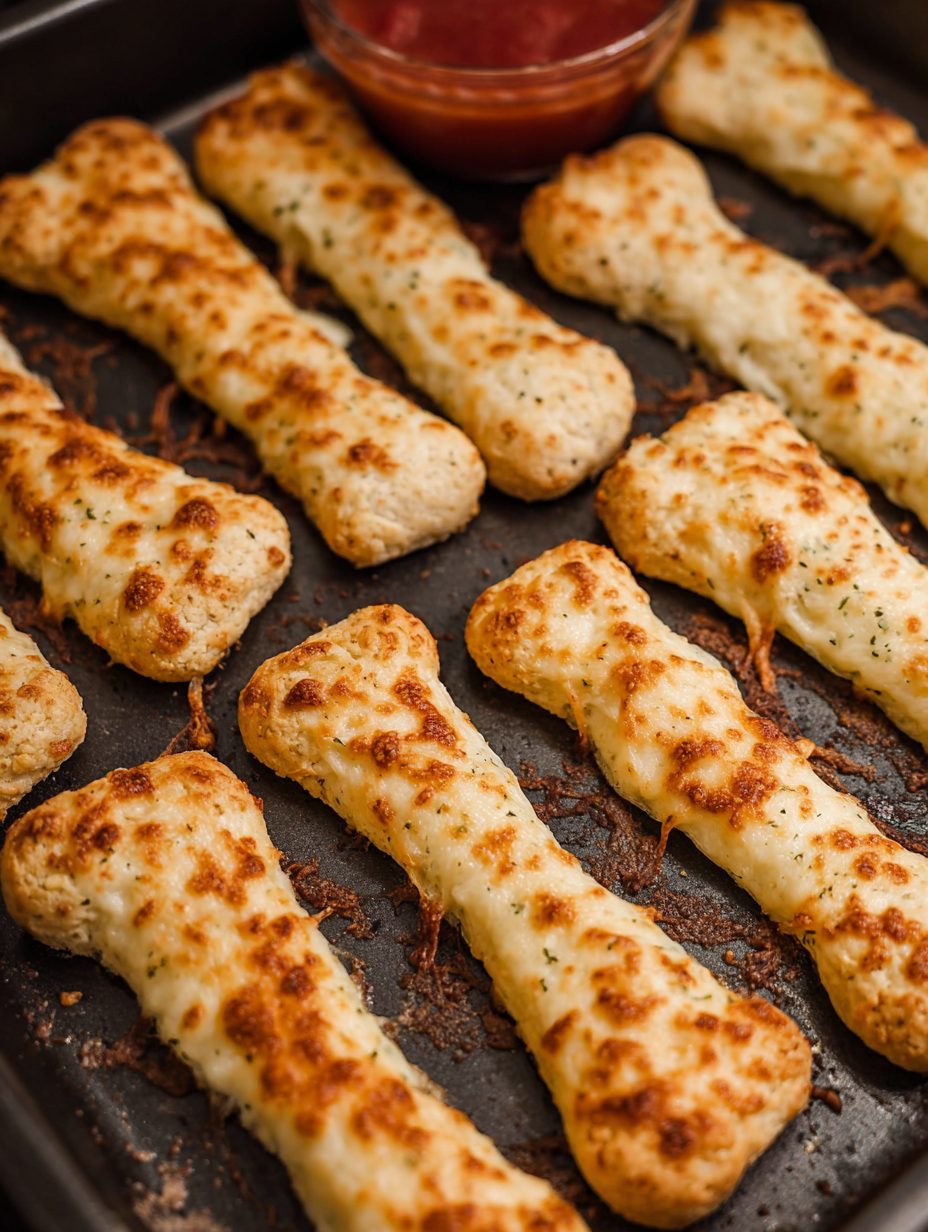 Spooky Cheesy Halloween Breadstick Bones