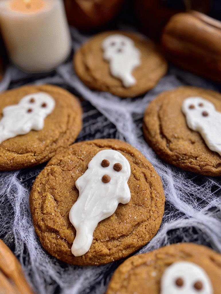 Spooky Ghost Brown Butter Pumpkin Cookies: The Perfect Halloween Treat