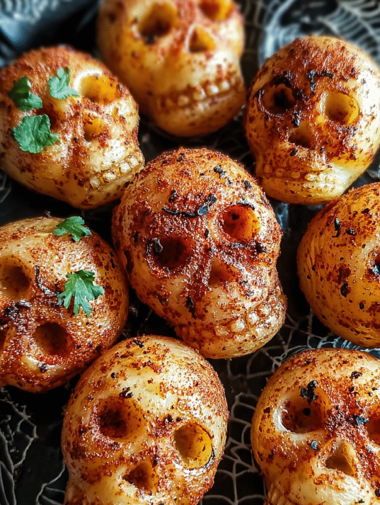 Spooky Halloween Skull Potatoes: Easy Creepy Side Dish Recipe