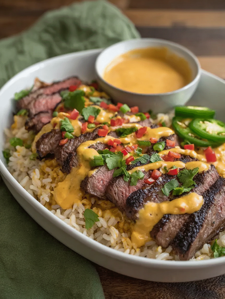 The Ultimate Comfort Food Recipe: Steak & Queso Rice That Takes Just 30 Minutes