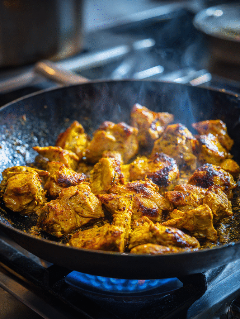 Tandoori Chicken Garlic Bread