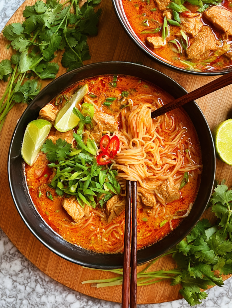 Thai Red Curry Noodle Soup