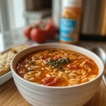 Tomato Orzo Soup