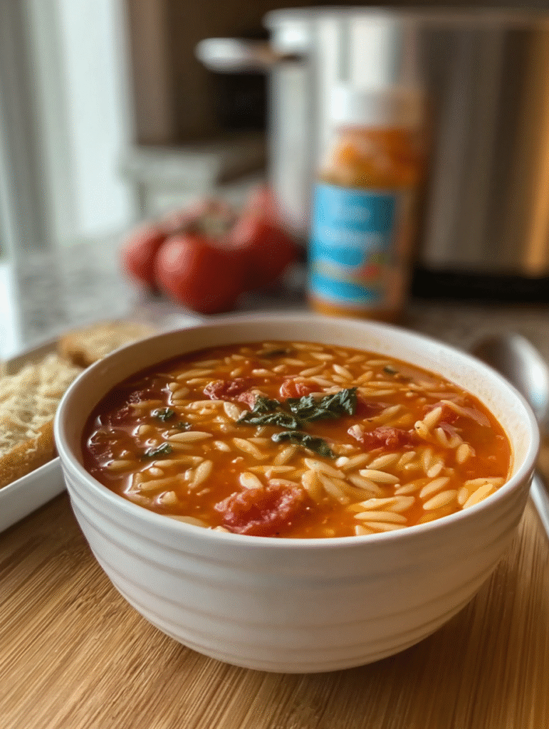 Tomato Orzo Soup