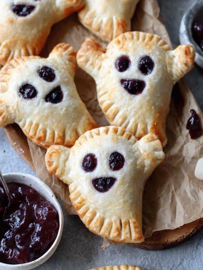 Spooky-Sweet Vegan Blueberry Ghost Hand Pies: Perfect Halloween Treats
