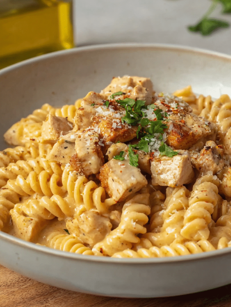 Creamy Velveeta Cajun Chicken Alfredo Rotini: The Ultimate Comfort Food