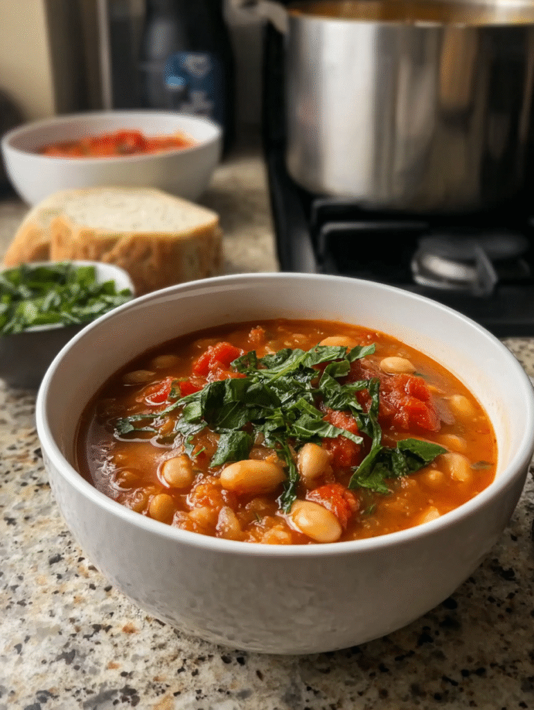 White Bean and Tomato Soup