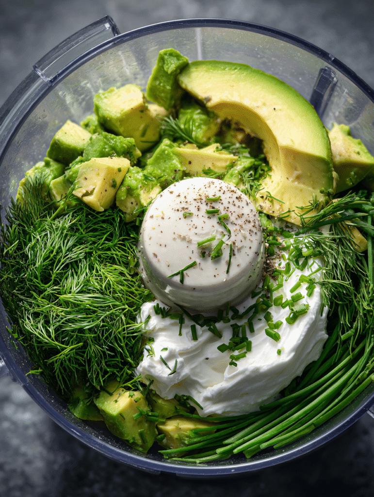 Avocado Mousse with Christmas Smoked Salmon