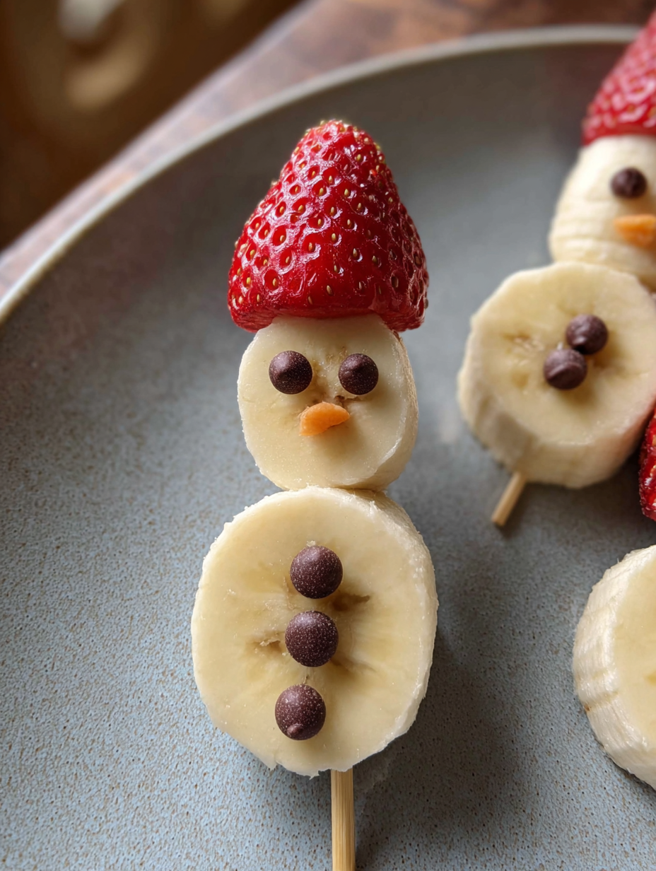 Banana Snowmen