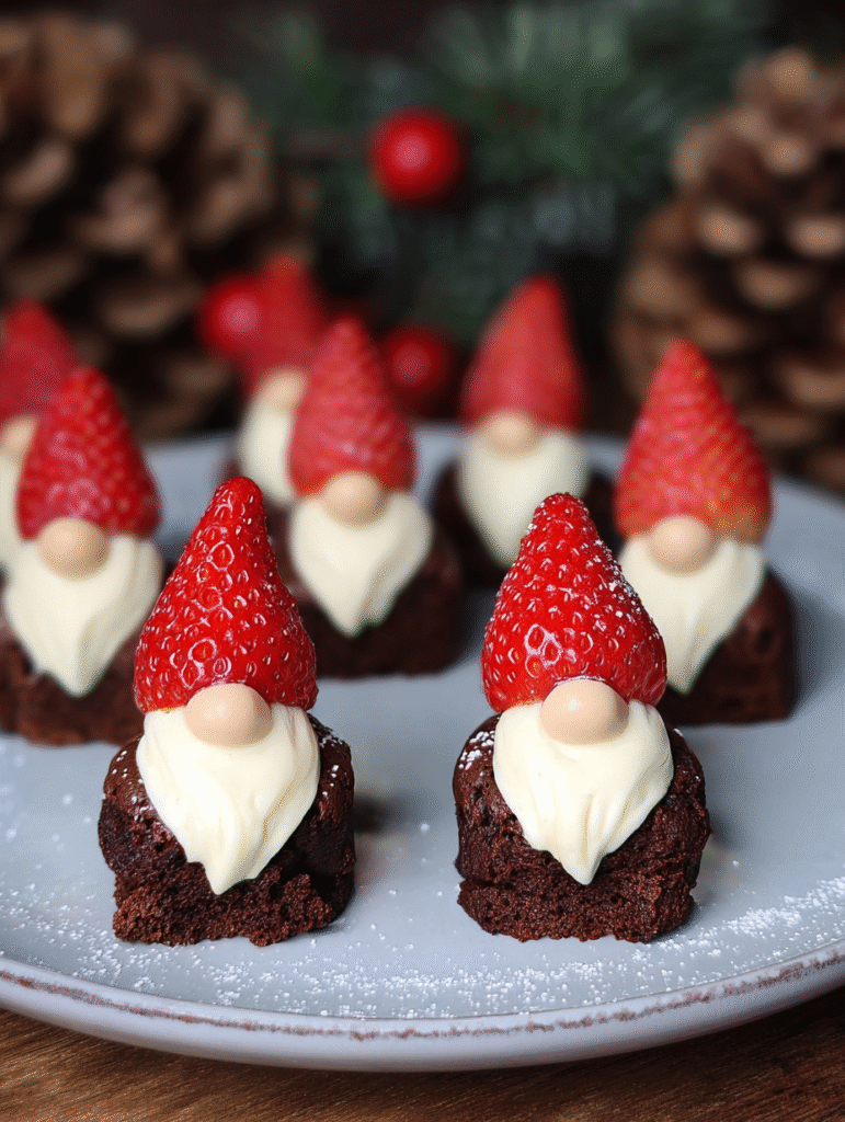 Brownie Bite Gnomes