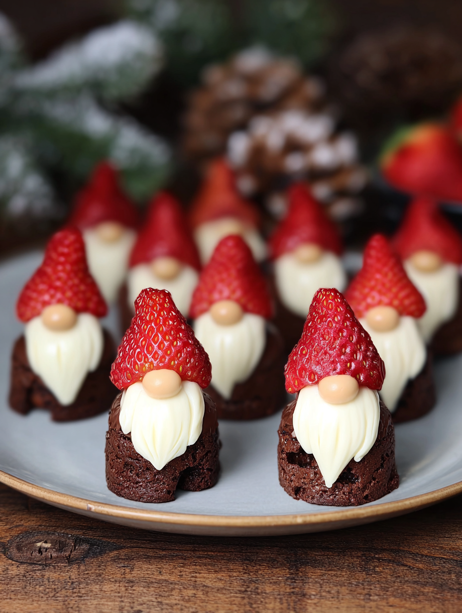Brownie Bite Gnomes