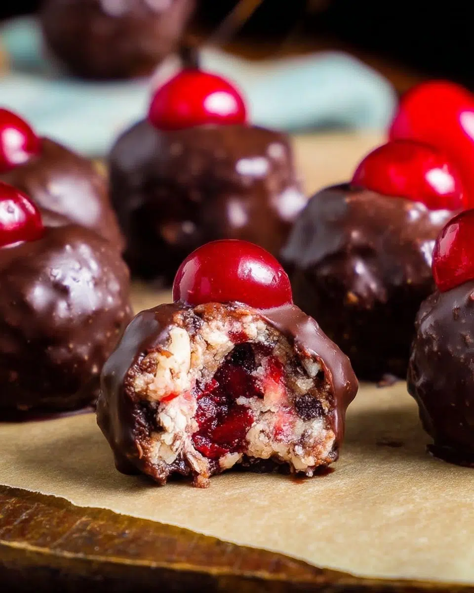 Cherry Bourbon Balls