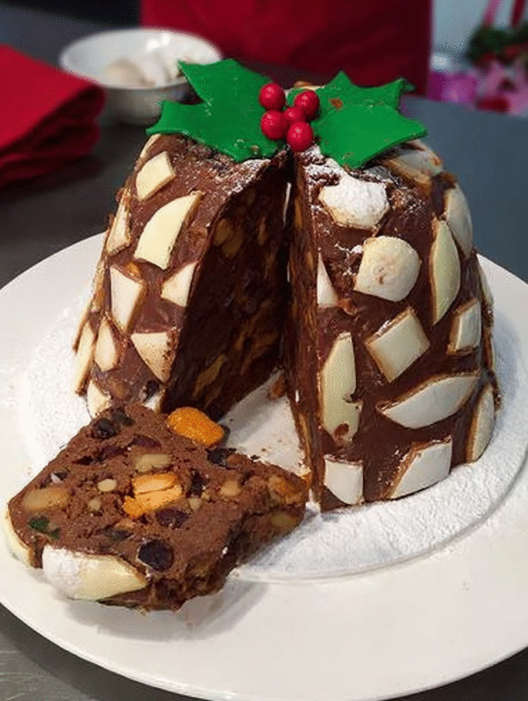 Chocolate Biscuit Christmas Pudding