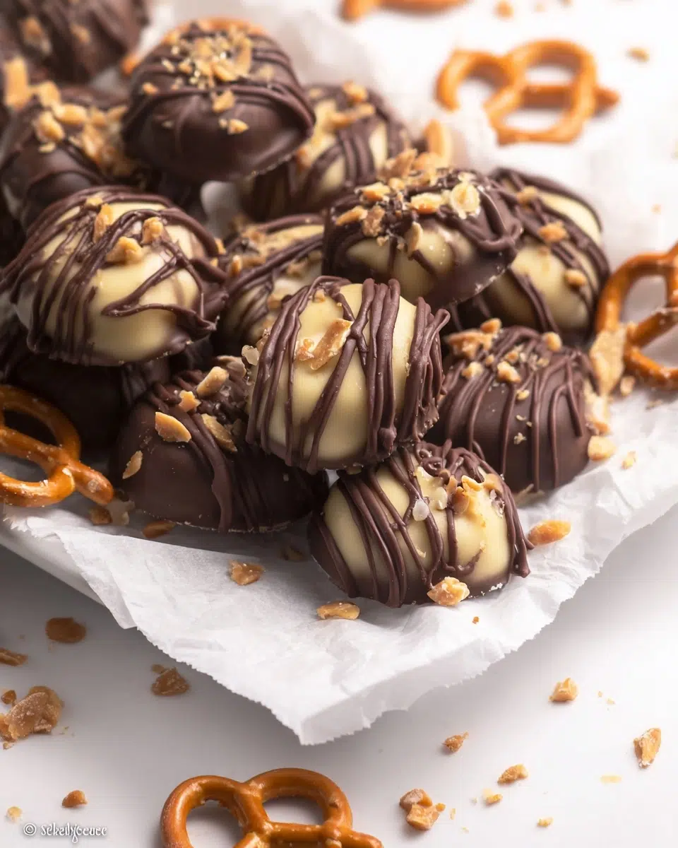 Chocolate Peanut Butter Pretzel Candies