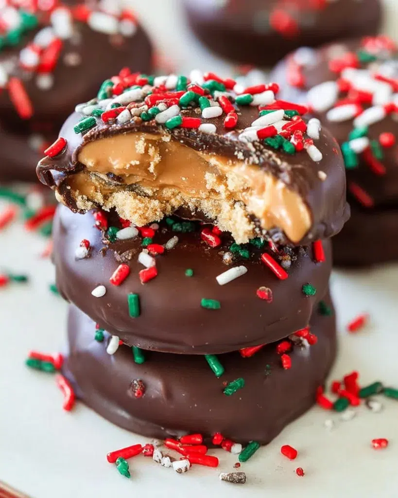 Chocolate Peanut Butter Stacks