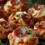 Christmas Pizza Bites